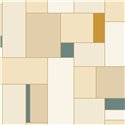 Papel pintado multicolor de mosaico geométrico · Caselio Forma 107851060