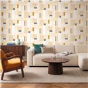 Multicoloured geometric mosaic wallpaper · Caselio Forma 107851060