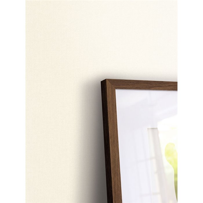 Plain beige bouclé effect wallpaper · Caselio Cocoon 107990394