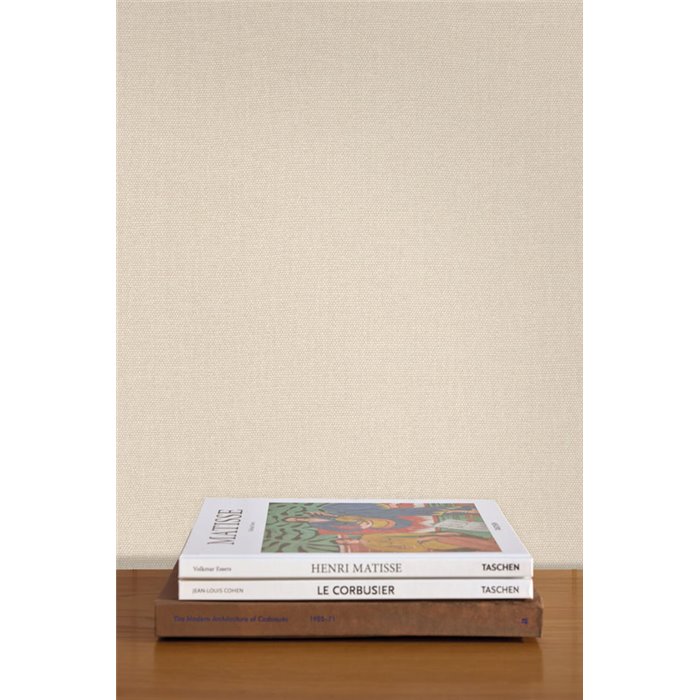 Papel pintado almendra de aspecto bouclé · Caselio Cocoon 107991792