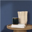 Papel pintado azul noche de efecto textil · Caselio Cocoon 107996343