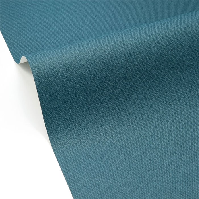 Papel pintado azul petróleo de inspiración bouclé · Caselio Cocoon 107996449