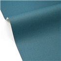Papel pintado azul petróleo de inspiración bouclé · Caselio Cocoon 107996449