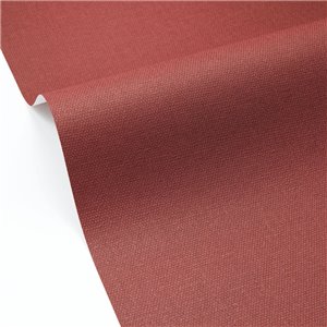 Papel pintado rojo de tacto visual bouclé 2