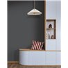Papel pintado antracita de aspecto textil · Caselio Cocoon 107999674