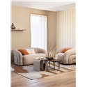 Beige Tapete mit Fischgrätstreifen · Caselio Cocoon 108021000