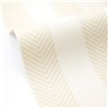 Papel pintado de rayas en espiga beige · Caselio Cocoon 108021000