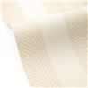 Papel pintado de rayas en espiga marrón · Caselio Cocoon 108022050