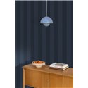 Papel pintado de rayas en espiga azul · Caselio Cocoon 108026021