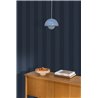 Blue herringbone stripe wallpaper · Caselio Cocoon 108026021