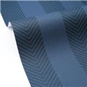 Papier peint rayures chevrons bleu · Caselio Cocoon 108026021