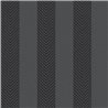 Papel pintado de rayas en espiga negro