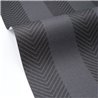 Papel pintado de rayas en espiga negro · Caselio Cocoon 108029037