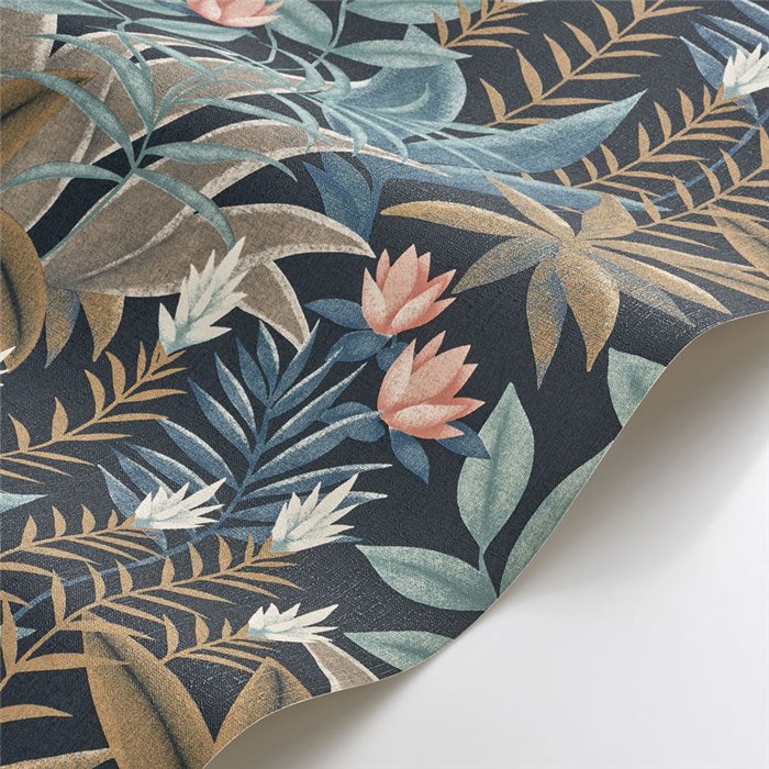 Exotic floral jungle wallpaper · Casadeco Canopée 202636464
