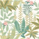 Botanische Tapete mit Palmblättern · Casadeco Canopée 202637337