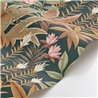 Papel pintado exótico floral terracota · Casadeco Canopée 202637606