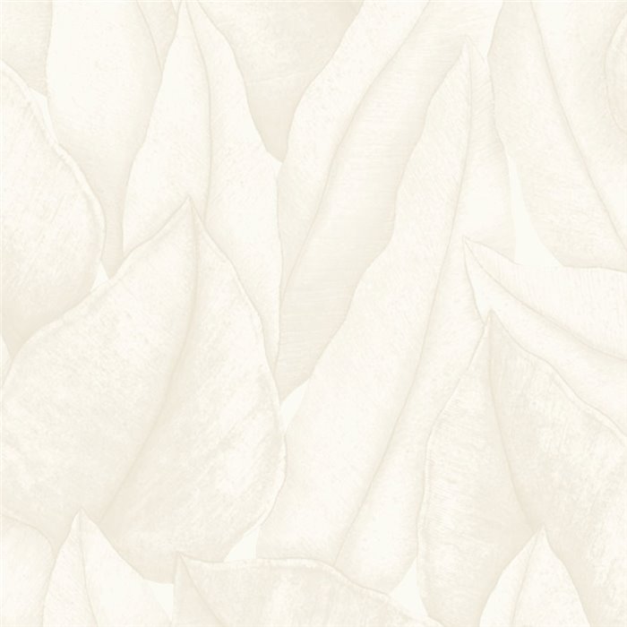 Large leaf beige wallpaper · Casadeco Canopée 202640202