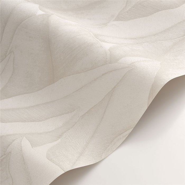 Large leaf beige wallpaper · Casadeco Canopée 202640202