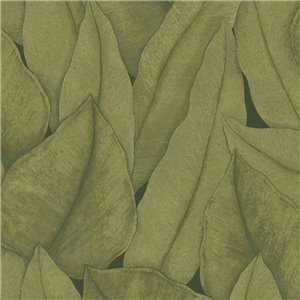 Papel pintado vegetal de hojas envolventes