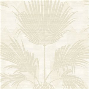 Papel pintado de palmeras tono sobre tono