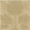 Papier peint palmiers effet paille · Casadeco Canopée 202651441