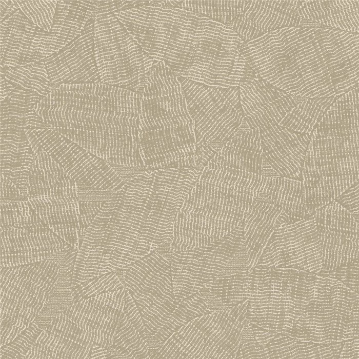 Papel pintado de hojas en trama beige · Casadeco Canopée 202661212