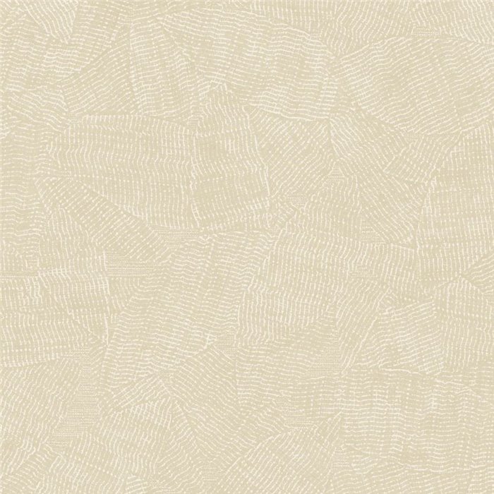 Subtle palm leaf wallpaper in beige · Casadeco Canopée 202661234