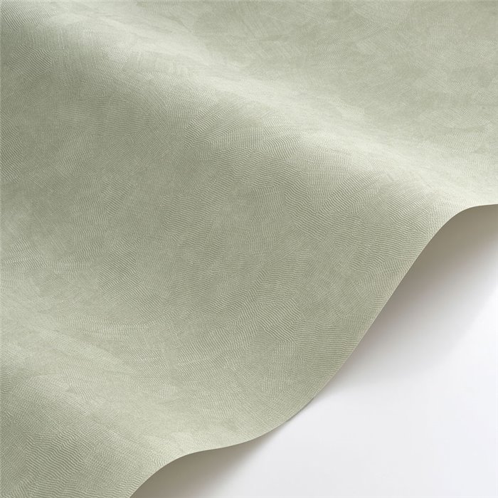 Green wallpaper with subtle leaf veining · Casadeco Canopée 202667171