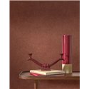 Papel pintado terracota de nervaduras orgánicas · Casadeco Canopée 202668888