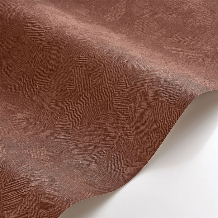 Terracotta organic leaf-vein wallpaper · Casadeco Canopée 202668888
