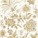 Vintage-Tapete mit indischen Blumen · Casadeco Maison de Famille 202681205