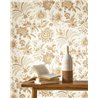Vintage Indian floral wallpaper · Casadeco Maison de Famille 202681205