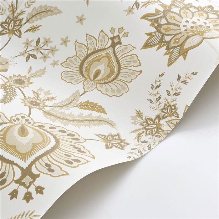 Papier peint floral indien vintage · Casadeco Maison de Famille 202681205