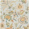 Papier peint floral à motif indien