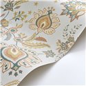 Papel pintado de estampado indio floral · Casadeco Maison de Famille 202686414