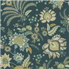 Indian floral vine wallpaper