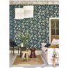 Papier peint indien à fleurs et lianes · Casadeco Maison de Famille 202687644