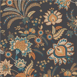 Papel pintado de flores cachemir