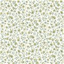 Papier peint floral baroque jaune · Casadeco Maison de Famille 202692697
