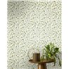 Papel pintado barroco de ramas florales · Casadeco Maison de Famille 202692697