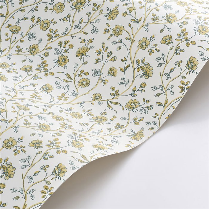 Barocke Blumentapete mit Ranken · Casadeco Maison de Famille 202692697