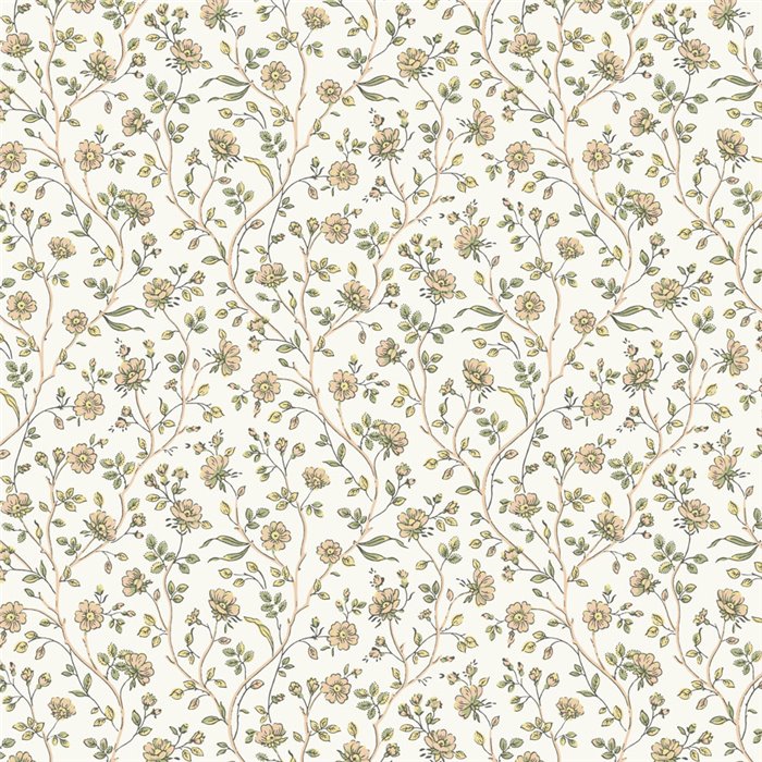 Classic floral wallpaper · Casadeco Maison de Famille 202694724