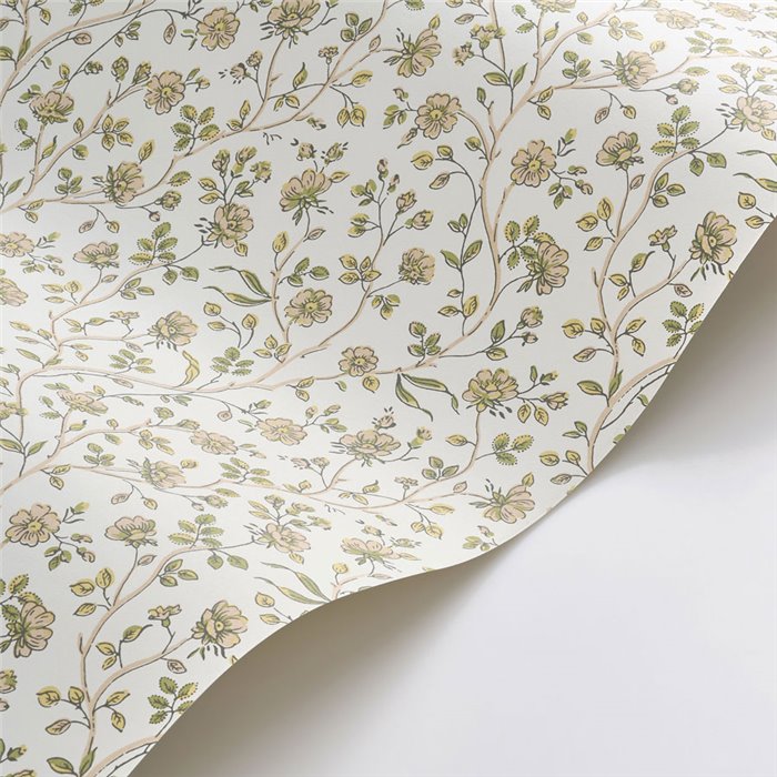 Papel pintado floral de aire clásico · Casadeco Maison de Famille 202694724