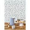Blue porcelain floral wallpaper · Casadeco Maison de Famille 202696601