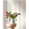 Tapete mit feinen Blumenstreifen · Casadeco Maison de Famille 202704427