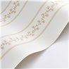 Papel pintado de rayas florales finas · Casadeco Maison de Famille 202704427