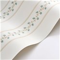 Klassische Streifentapete mit Blumen · Casadeco Maison de Famille 202706510