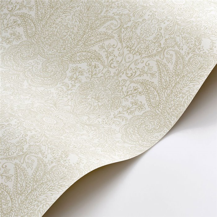 Papier peint damas floral vert · Casadeco Maison de Famille 202717084