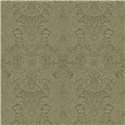 Moss green ornamental wallpaper · Casadeco Maison de Famille 202717122