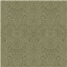 Papel pintado ornamental verde musgo · Casadeco Maison de Famille 202717122